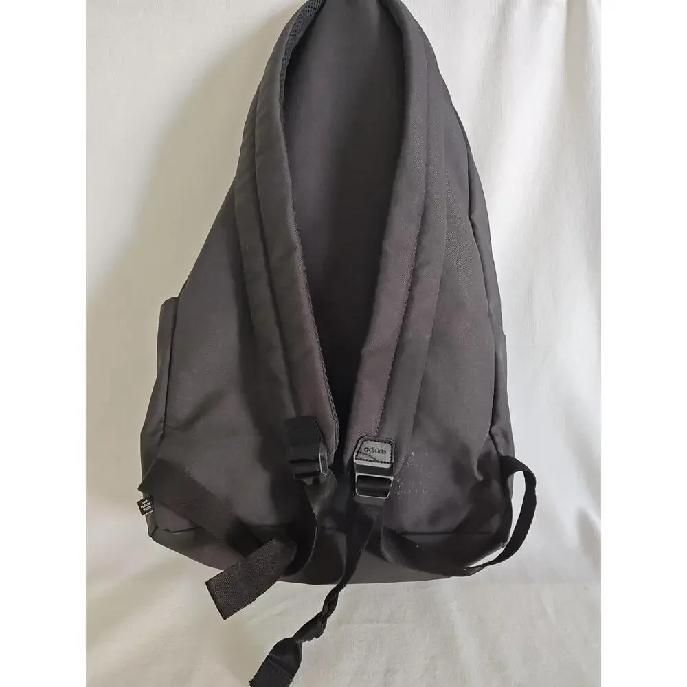 Adidas large blue Backpack School work Travel Gym bag Pockets‎ Front pouch